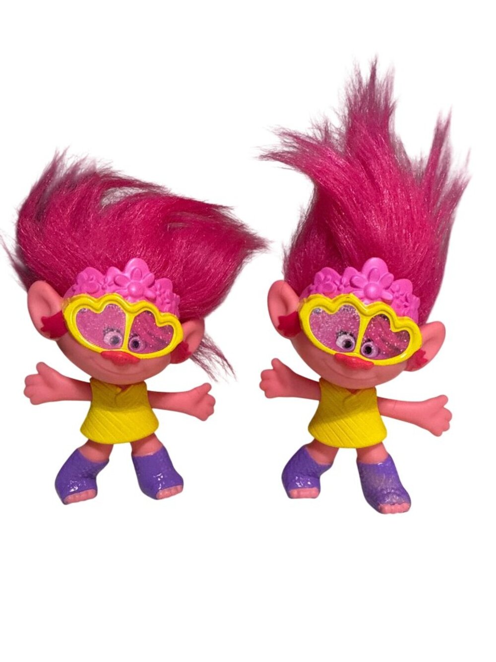 Trolls World Tour McDonald’s Party Poppy 2020 Happy Meal Figures Toy Lot of 2
